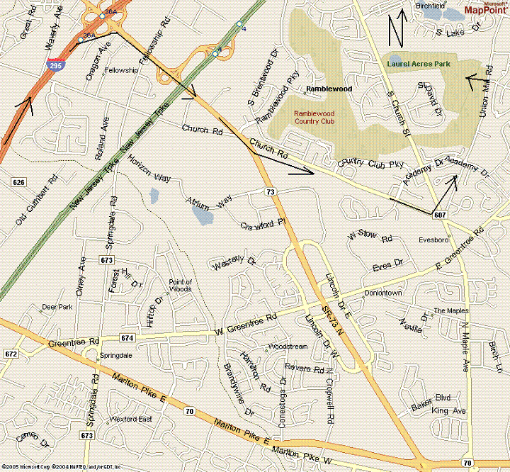 Laurel Acres Map